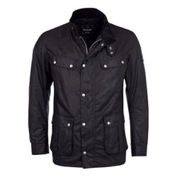 Barbour International Duke Wax Jacket Black